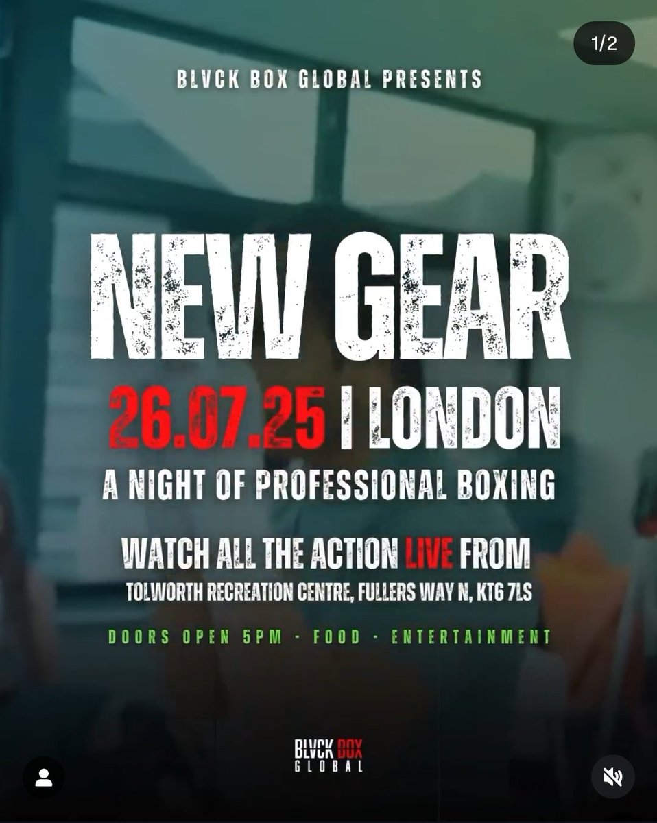 Live streaming the Blvck Box Global show from Tolworth Rec, approx 18:30 pm. 

youtube.com/@grassrootsbox…