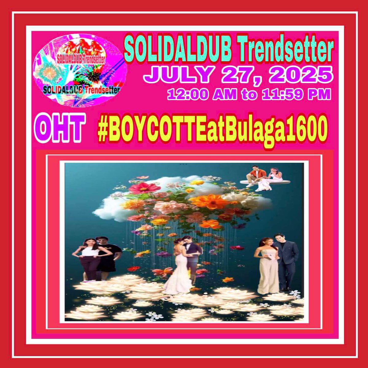 SOLIDALDUB Trendsetter (@solidaldubt) on Twitter photo TBADN has faced a lot of obstacles but we never gave up
Let's continue d fight 4 TRUTH& HONOR 4 ALDUB
<a href="/aldenrichards02/">Alden Richards</a>
<a href="/mainedcm/">Maine Mendoza</a>
& the TRUE BLOODED ALDUBNATION. RESPECT BEGETS RESPECT
Our OHT 4 JULY 27, 2025
ALDUB PA RIN
#BOYCOTTEatBulaga1600
NO TO SOLO PROJS TBADN has faced a lot of obstacles but we never gave up
Let's continue d fight 4 TRUTH& HONOR 4 ALDUB
<a href="/aldenrichards02/">Alden Richards</a>
<a href="/mainedcm/">Maine Mendoza</a>
& the TRUE BLOODED ALDUBNATION. RESPECT BEGETS RESPECT
Our OHT 4 JULY 27, 2025
ALDUB PA RIN
#BOYCOTTEatBulaga1600
NO TO SOLO PROJS