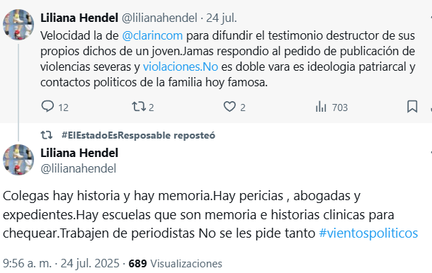 HernanSeivane's tweet image. La lacra kirchnerista de @lilianahendel se aferra a su cargo. Adjunto la pericia de la psicópata @AndreaKVazquez, es del año 2013 y está subida en el perfil de Facebook de @PGGRAGNAR desde el año 2018.
Cárcel para Liliana Hendel, con devolución de todos los fondos públicos que…