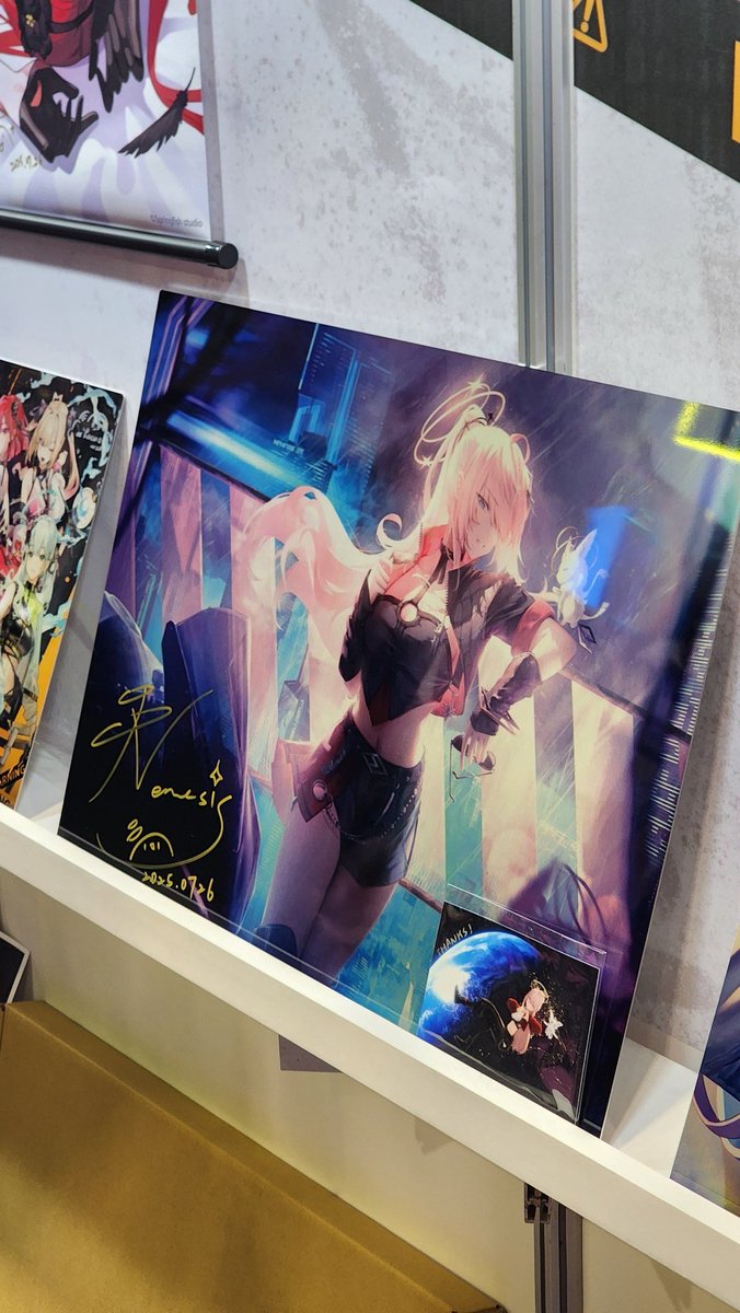 leonhart0519's tweet image. #NemomoHere
Yaay~
慢慢週邊,大豐收!能互動到很開心,合唱後還獲得清唱一句賺爛了🫶,可惜沒有搶到粉紅湯圓抱枕,希望以後還有復刻了🫡