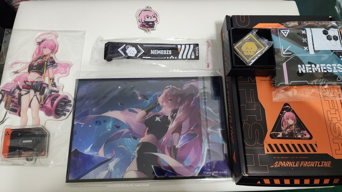 leonhart0519's tweet image. #NemomoHere
Yaay~
慢慢週邊,大豐收!能互動到很開心,合唱後還獲得清唱一句賺爛了🫶,可惜沒有搶到粉紅湯圓抱枕,希望以後還有復刻了🫡