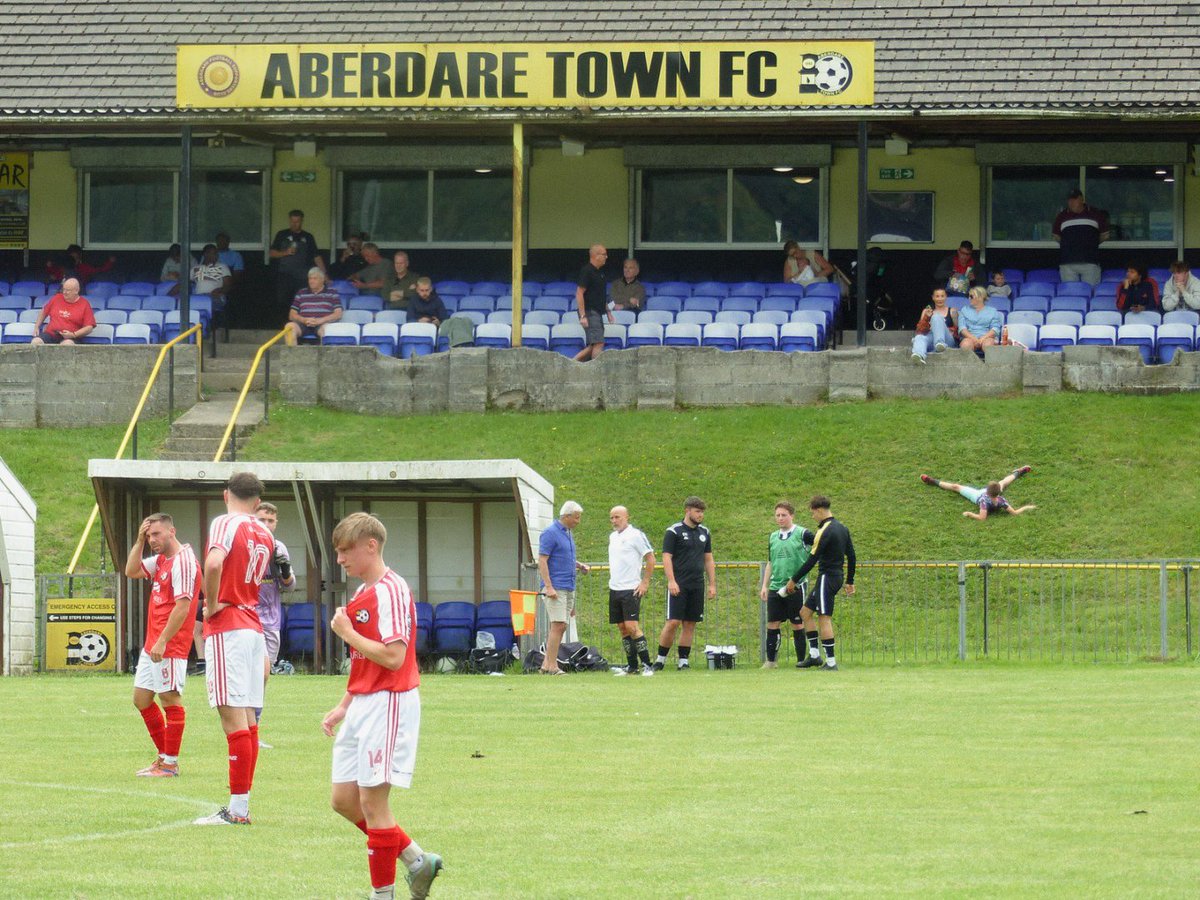 AndrewEvo (@wscevans) on Twitter photo Brilliant to be out and about today at <a href="/AberdareTown/">Aberdare Town FC</a> this afternoon and smiles all round as they progress in the JD Welsh Cup running out 6-3 winners against <a href="/PentyrchS/">Pentyrch Rangers AFC⚫️⚪️</a>. Fantastic setup there in fairness.
#groundhopping #localfootball Brilliant to be out and about today at <a href="/AberdareTown/">Aberdare Town FC</a> this afternoon and smiles all round as they progress in the JD Welsh Cup running out 6-3 winners against <a href="/PentyrchS/">Pentyrch Rangers AFC⚫️⚪️</a>. Fantastic setup there in fairness.
#groundhopping #localfootball