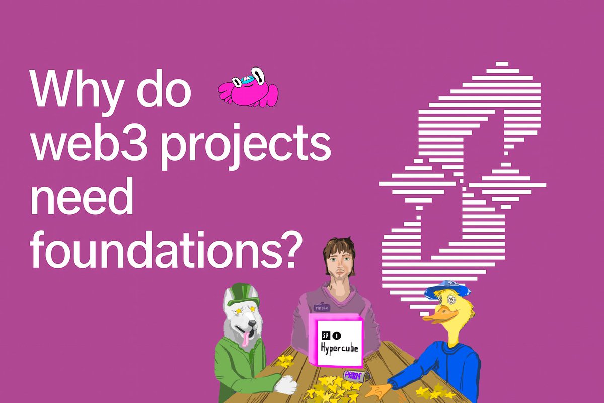 miketwinks's tweet image. why do web3 projects need foundations?
not for hype.
not for grants.
not for the logo.
foundations exist to anchor a vision into the future. they take what starts as a whitepaper and make it into a living, growing ecosystem. they guard the protocol when teams pivot, step back,…
