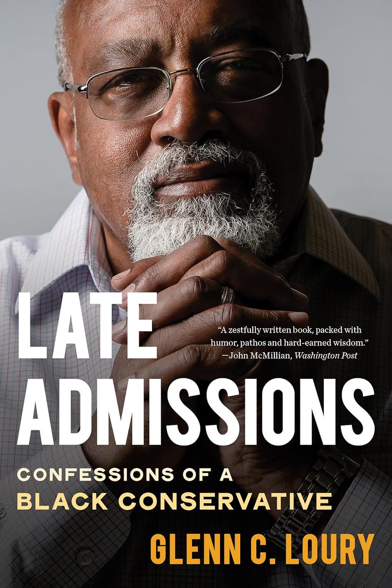 intothefuture45's tweet image. I've finally got round to reading @GlennLoury's memoir, Late Admissions, and it is as good as the positive reviews said it is. Loury is unsparing concerning his (many) past indiscretions and bad behaviour, but also writes with a sense of hope and humility, in wonderful prose.