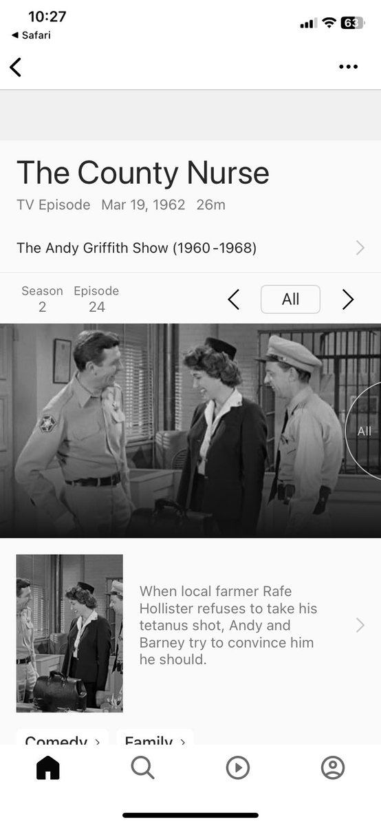 NigelBest5's tweet image. Home for a little brunch with Mrs. Watching Andy Griffith S2 E24. Early example of attempted compulsion/coercion propaganda. Sorta hoped Rafe was going to give Barney his shot right between the eyes.