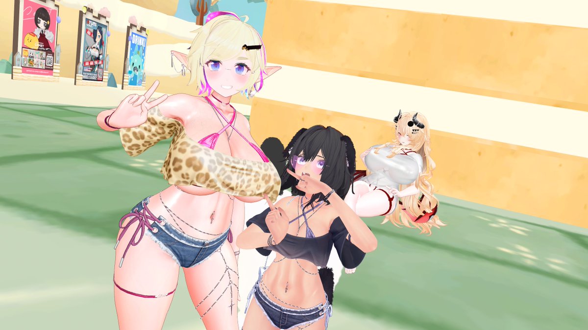 weikrokozm54267's tweet image. 土曜日はVRCで遊んでいました