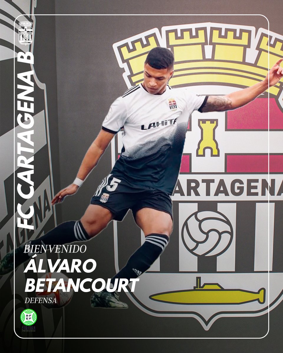 FC Cartagena Cantera 🏳️🏴 (@fcc_cantera) on Twitter photo <a href="/raul_guillen12/">RaulGuillen</a> OFICIAL | Álvaro Betancourt regresa al FC Cartagena para reforzar la defensa del filial.
#BienvenidoBetan
#CanteraAlbinegra
🔗fccartagena.es/noticias/alvar… <a href="/raul_guillen12/">RaulGuillen</a> OFICIAL | Álvaro Betancourt regresa al FC Cartagena para reforzar la defensa del filial.
#BienvenidoBetan
#CanteraAlbinegra
🔗fccartagena.es/noticias/alvar…