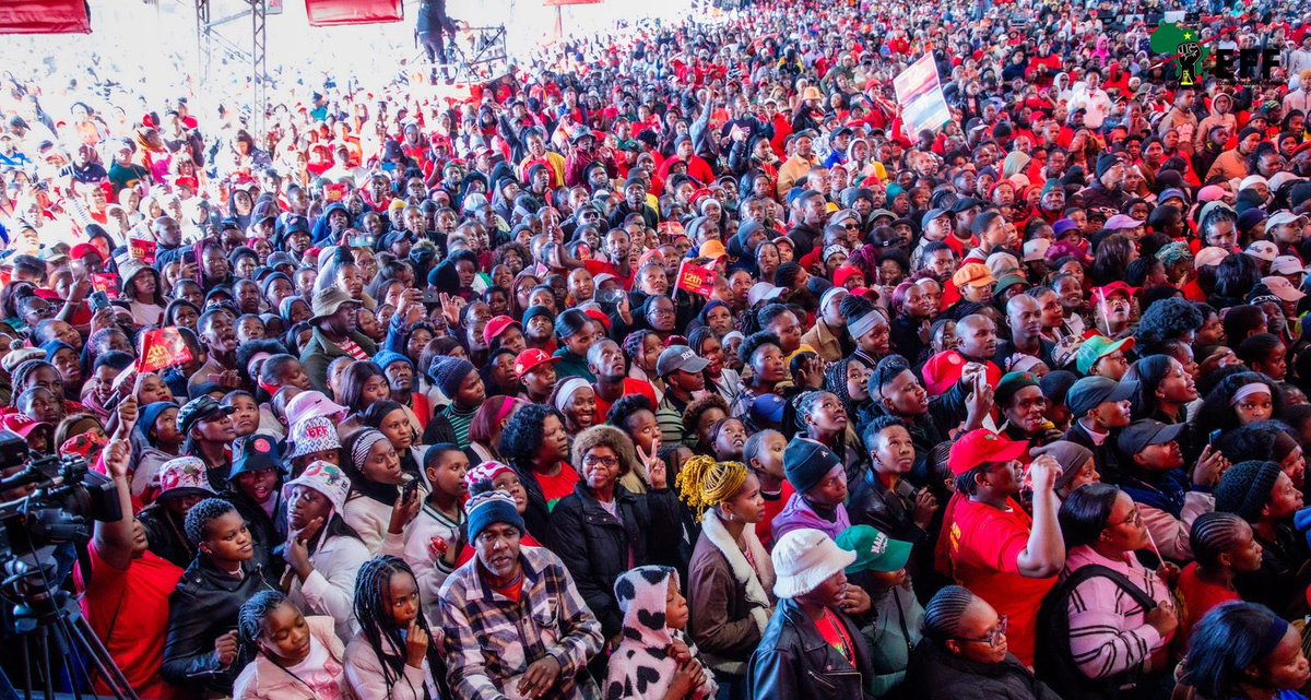 Economic Freedom Fighters (@effsouthafrica) on Twitter photo โฆ๏ธIn Picturesโฆ๏ธ
The EFF Leadership led by President <a href="/Julius_S_Malema/">Julius Sello Malema</a> greeting ground forces at the overflow area.
The EFF is indeed alive in Western Cape.
#EFFTurns12 โฆ๏ธIn Picturesโฆ๏ธ
The EFF Leadership led by President <a href="/Julius_S_Malema/">Julius Sello Malema</a> greeting ground forces at the overflow area.
The EFF is indeed alive in Western Cape.
#EFFTurns12