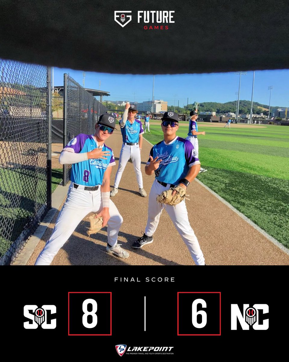 Prep Baseball South Carolina (@prepbaseball_sc) on Twitter photo THE REAL CAROLINA
#TeamSC wins Game 3 to finish 3-0 in the #PBFG25
👋🏻 <a href="/PrepBaseballNC/">Prep Baseball North Carolina</a> THE REAL CAROLINA
#TeamSC wins Game 3 to finish 3-0 in the #PBFG25
👋🏻 <a href="/PrepBaseballNC/">Prep Baseball North Carolina</a>