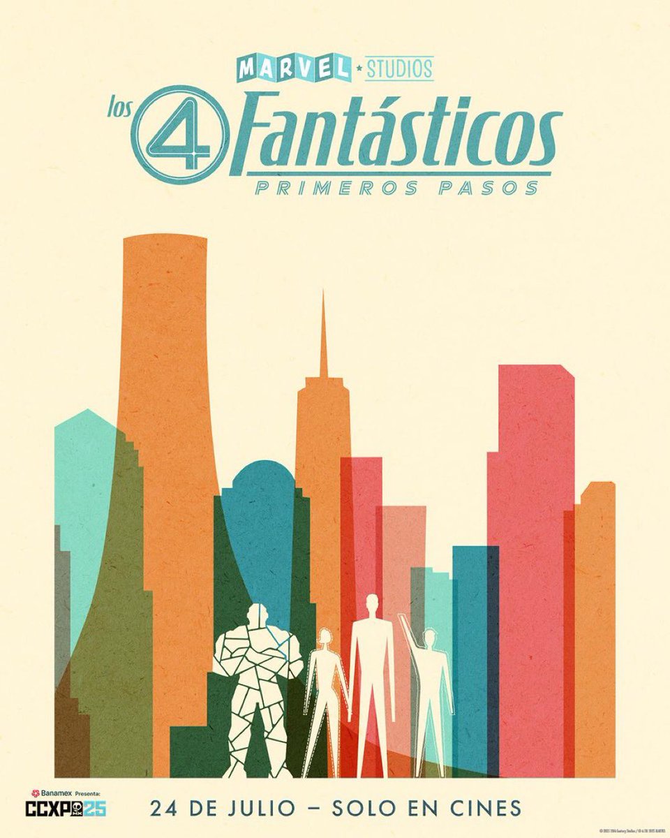 PauBox's tweet image. ‘THE FANTASTIC FOUR: FIRST STEPS’ recauda 57M$ en su primer día en cines, siendo el segundo mejor día de estreno de 2025.
La cifra incluye 24,4M$ de los previos, lo que hace que el ingreso real del viernes quede en los 32,6, un millón menos que el primer viernes de “Supeman”…