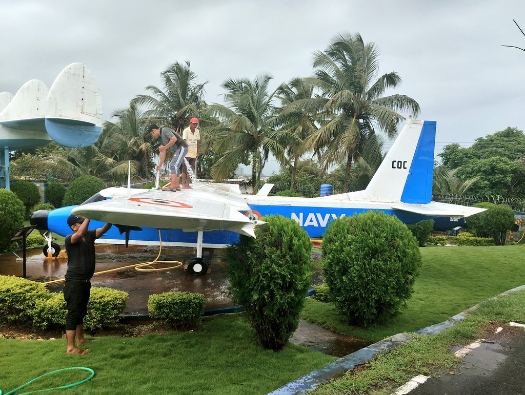 Dipalay Dey (@dipalay) on Twitter photo Every warbird/vintage aircraft around us deserves this kind of dedication towards preserving & maintenance.
These aircraft don't just sit as a display but they tell stories of our armed forces.
Dear <a href="/indiannavy/">SpokespersonNavy</a> : Please take a bow for this.
📍Naval Aviation Museum, #Goa Every warbird/vintage aircraft around us deserves this kind of dedication towards preserving & maintenance.
These aircraft don't just sit as a display but they tell stories of our armed forces.
Dear <a href="/indiannavy/">SpokespersonNavy</a> : Please take a bow for this.
📍Naval Aviation Museum, #Goa