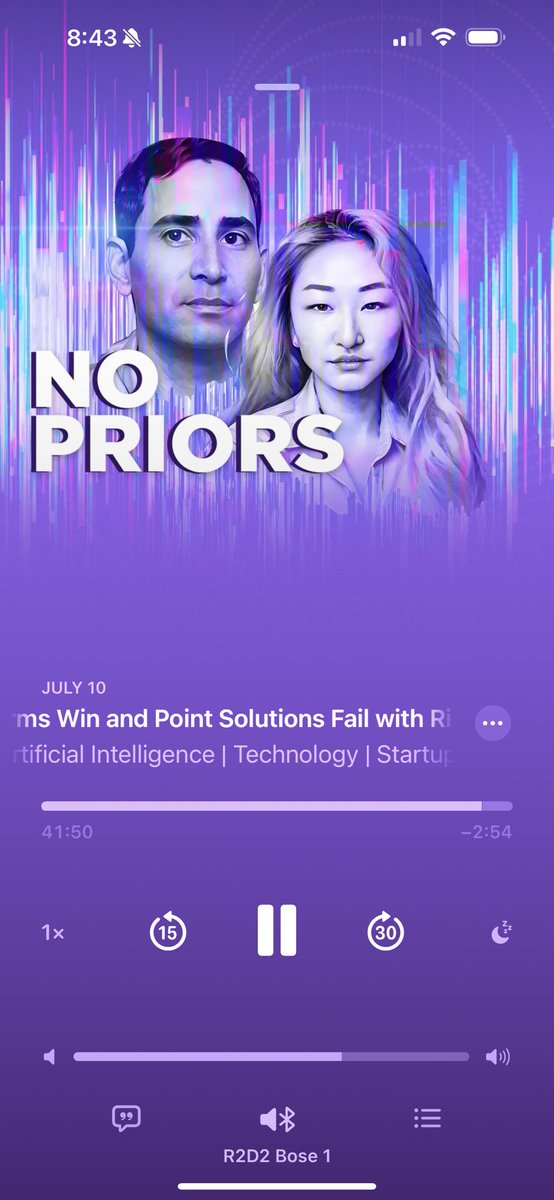 jrichlive's tweet image. “doing a startup is somewhere between completely impossible and very very hard” 

@parkerconrad w/ @saranormous @NoPriorsPod