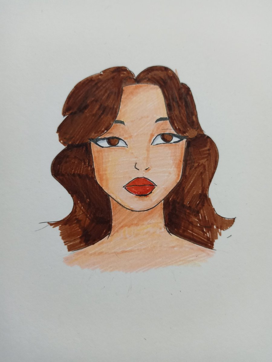 ChaiChaahiManne's tweet image. Bro I was making character design of this one baddie with neck tattoo I saw here and didn't even bookmark the post
Anyways this was a bit embarrassing, my sketchpens betrayed me