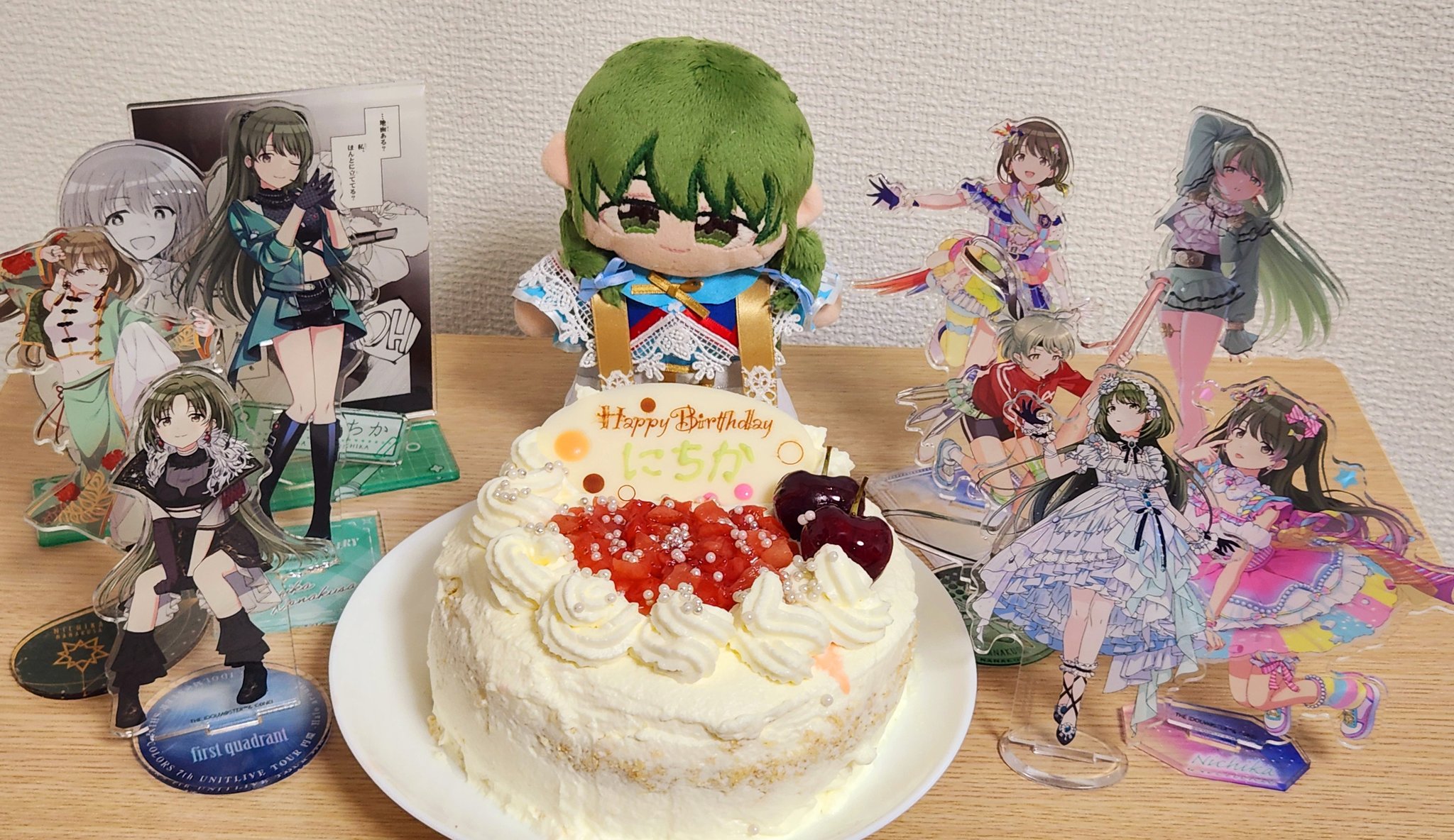 【原画】7歳の誕生日に無表情でケーキ入刀しようとするしも おこめ on X: 