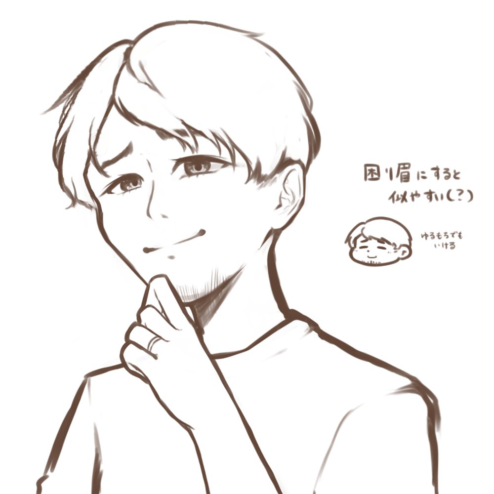 Teku_1104's tweet image. 深夜のらくがき〜‼️
等身げってぃー初描きかも