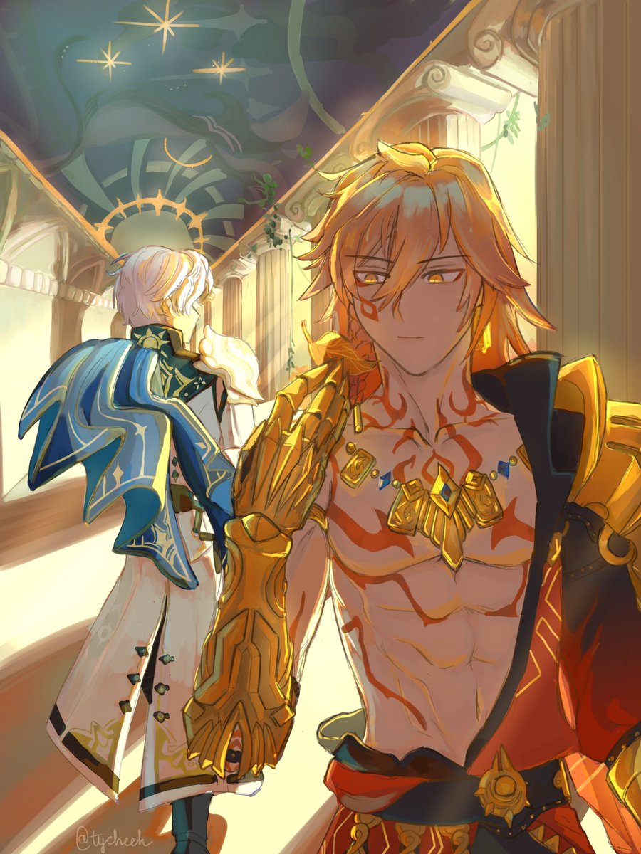 tycheeh's tweet image. The cycle wherein they would not meet 

#phaidei #HSRFanart