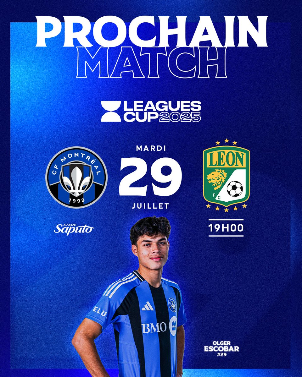 cfmontreal's tweet image. Ce mardi ➡️ La Leagues Cup est de retour au Stade Saputo!
Leagues Cup action coming to MTL this Tuesday 🔜
Achetez vos billets 🎟️ >>> tr.ee/LIhPii
#CFMTL