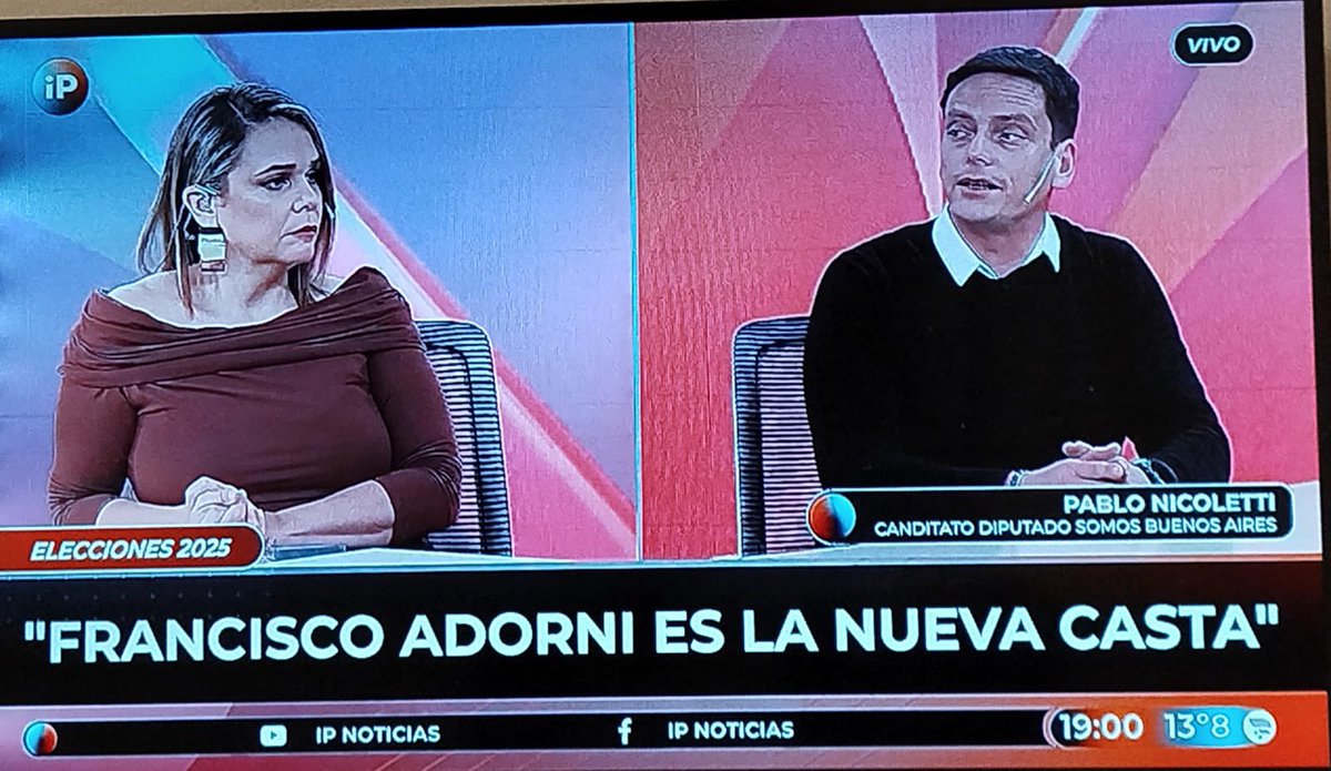 pablonicoletti_'s tweet image. 📺 “Francisco Adorni es la nueva casta.”
Lo dije en @_IPNoticias porque es la verdad: los Milei, los Menem y los Adorni son la nueva casta.
Prometieron terminar con la casta y llenaron las listas con ella.
