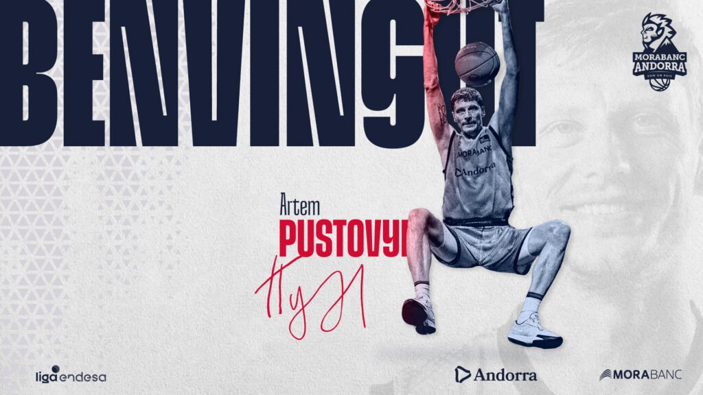 gsole14's tweet image. Ya es OFICIAL.
Artem PUSTOVYI es el nuevo cinco de MoraBanc Andorra. El ucraniano firma por DOS temporadas.
Un pívot de garantías y centímetros con amplia experiencia en la Liga Endesa.