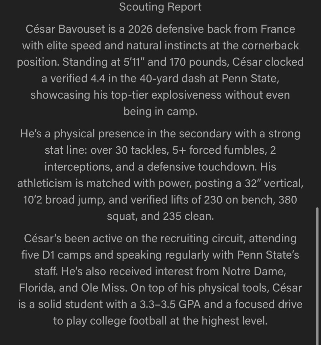 CesarBavouset's tweet photo. Scouting report , contact me at 
Cesarbavouset@gmail.com
+33 666049440 https://t.co/xEWwbqcX21