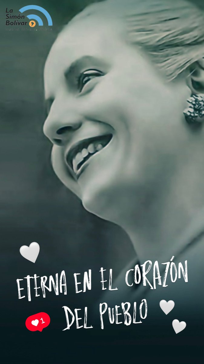 Eterna.
#26dejulio #EvaPeron #Evita
