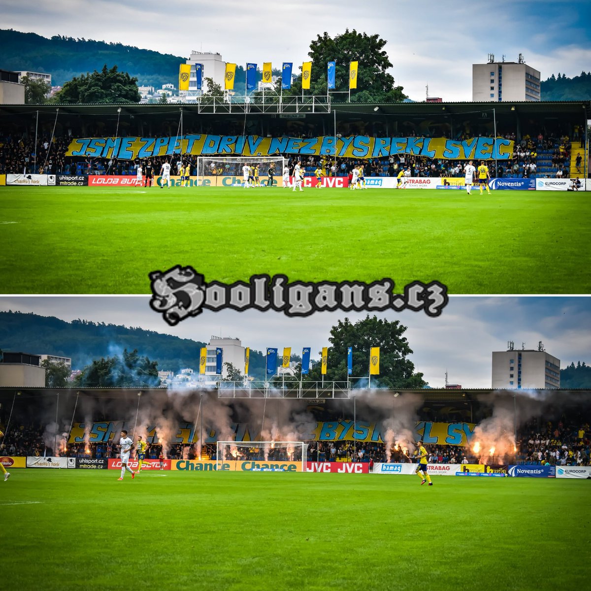 hooliganscz1999's tweet image. 26.07.2025🇨🇿LIVE: FC Zlín - 1. FC Slovácko, click for live here: hooligans.cz/2025/07/26/liv…
All in one place. Tap to download.
🔗 hooligans.cz/app