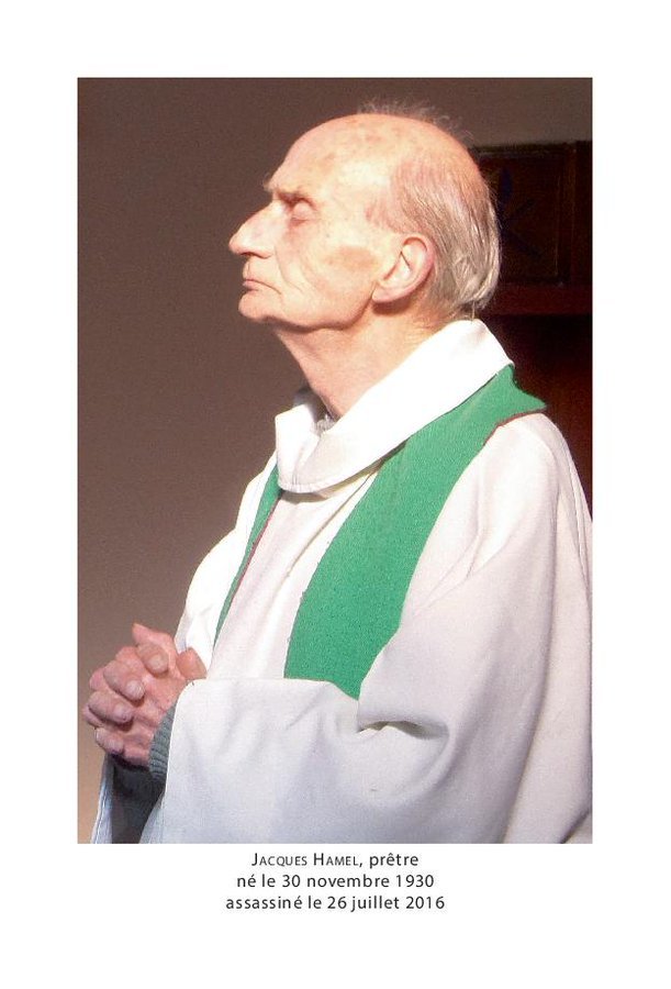 infoscathos's tweet image. Il y a 9 ans, le 26 juillet 2016 : assassinat du Père Jacques Hamel. #PereHamel