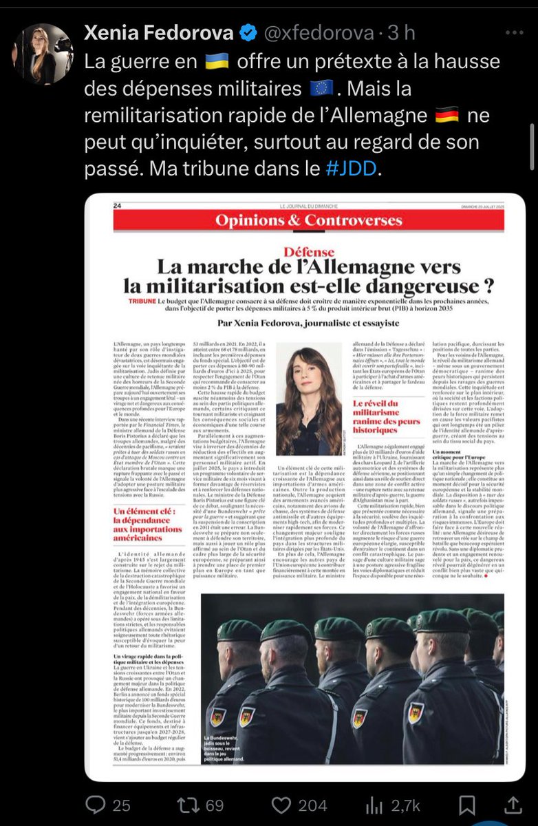 adsaum's tweet image. Le JDD est devenu un supplément dominical de la Pravda imprimé au Kremlin