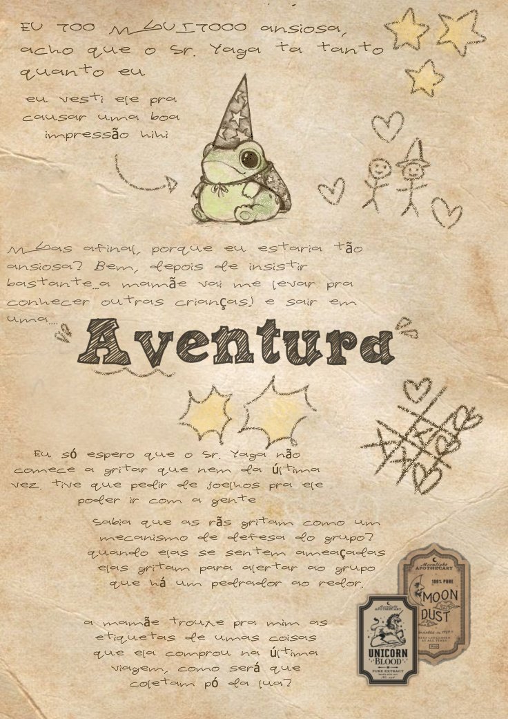 MysAriri's tweet image. Achei as colagens que eu fazia do diário da minha antiga personagem de RPG 😭❤️