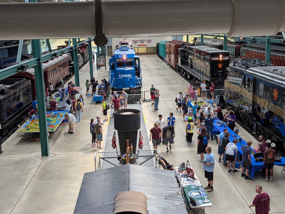 GingerOnRails's tweet image. North Western Modelers at Railroad Museum of Pennsylvania is officially open!
We hope to see you there!