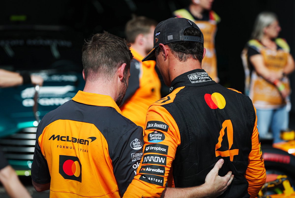LN4's tweet image. the hard work between sessions paid off! gonna be mega seeing lando start from pole