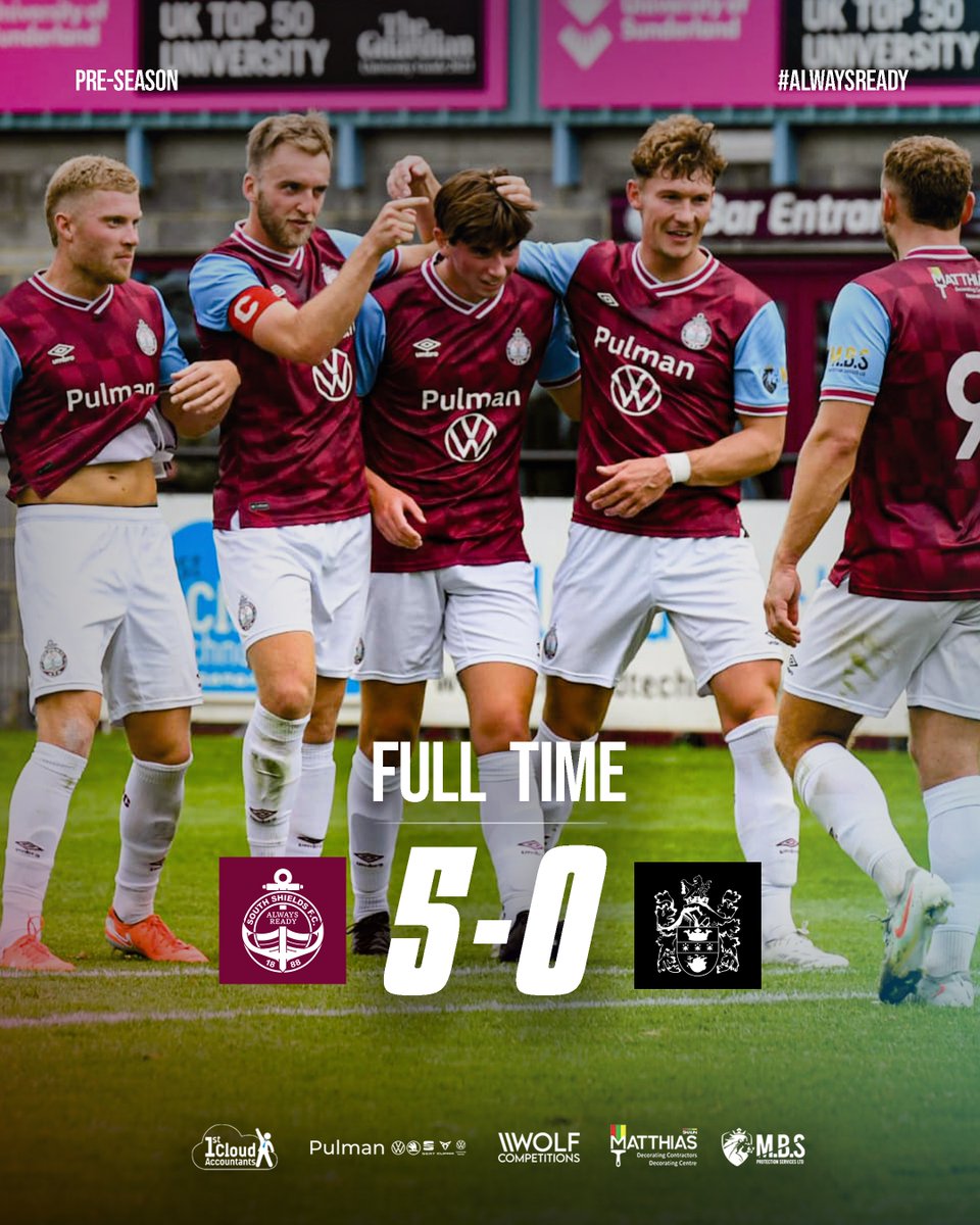 SouthShieldsFC's tweet image. A proper team performance! ๐
โ๏ธ 5-0 ๐ต
๐ธ Kev Wilson
#SSFC #AlwaysReady