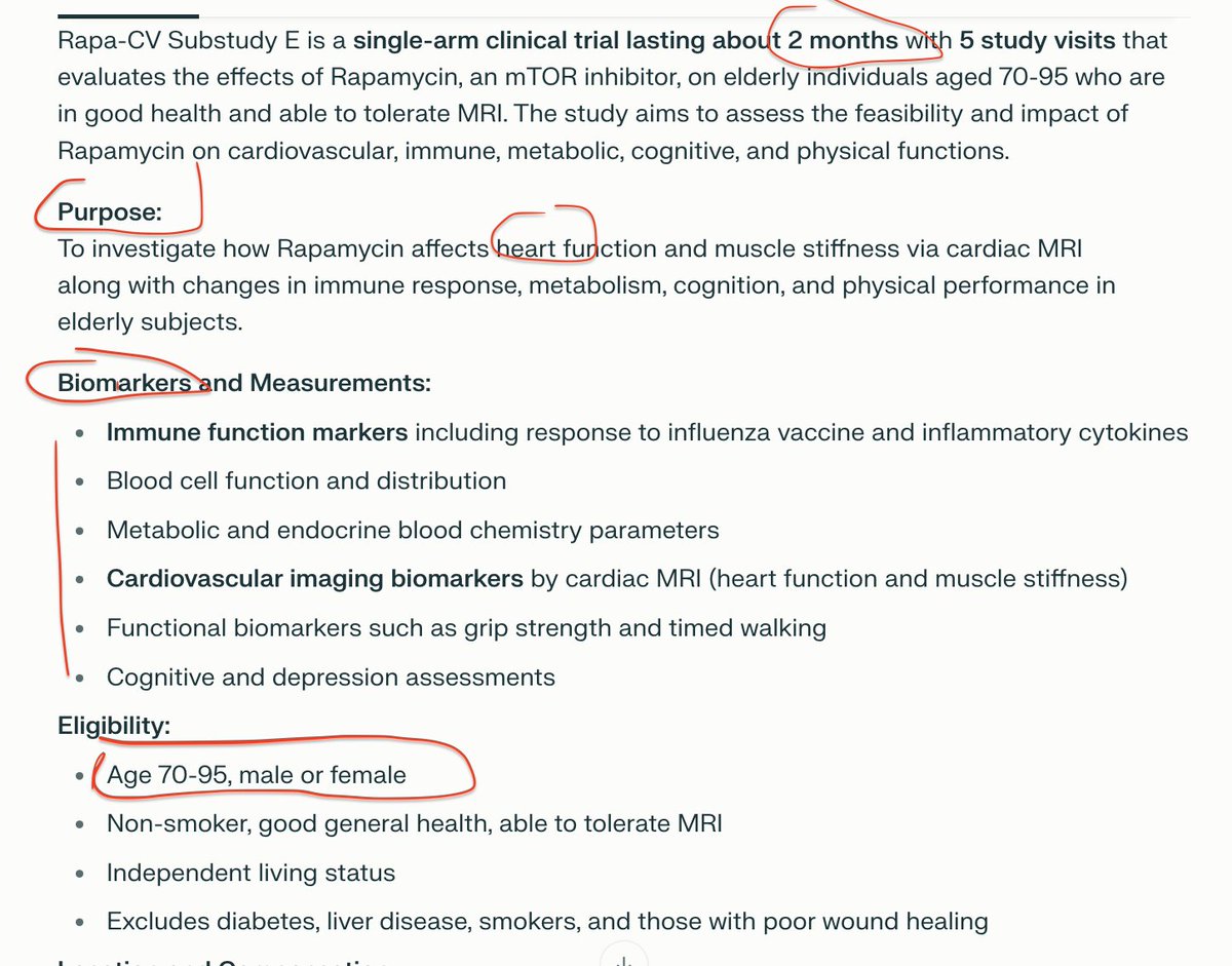 Rapamycin Heart Function Study: UofT by Dean L. Kellogg, Jr., MD, PhD (recruiting)