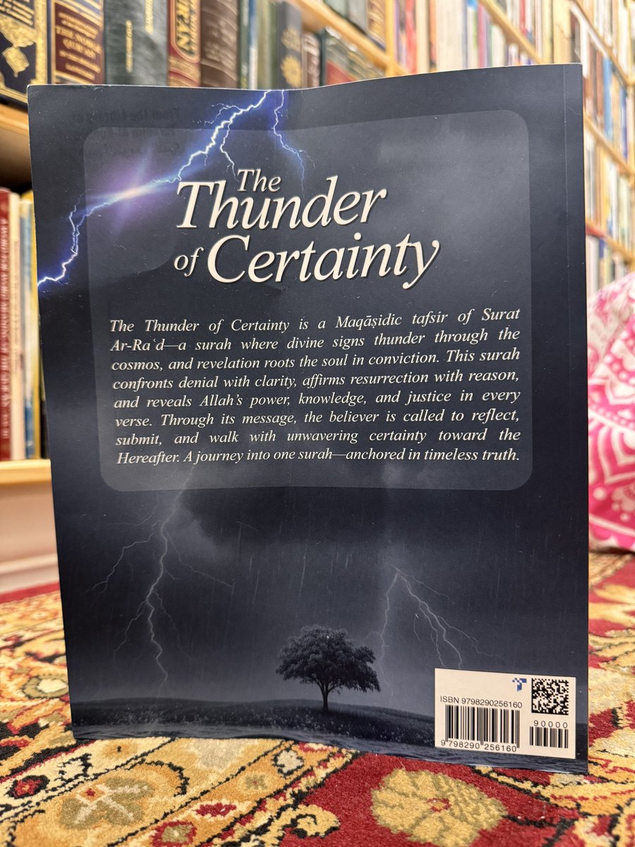 IbrahimAlkoobee's tweet image. A Maqāṣidic Journey into Sūrat Ar-Raʿd -
The Thunder of Certainty -
Dr. Karim AbuZaid
@karim_abuzaid