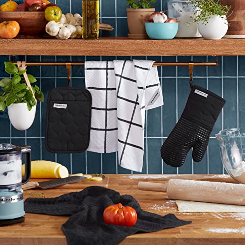 LordOfDiscounts's tweet image. KitchenAid Quilted Cotton Terry Cloth Oven Mitt, Pot Holder Heat Resistant, 16"x26", 7"x13" & 7"x10", Matte Black now $9.91 via Amazon
⬇️ 62% Price Drop
🔗 - amzn.to/3IKMwY6
#LRDeal | #AD