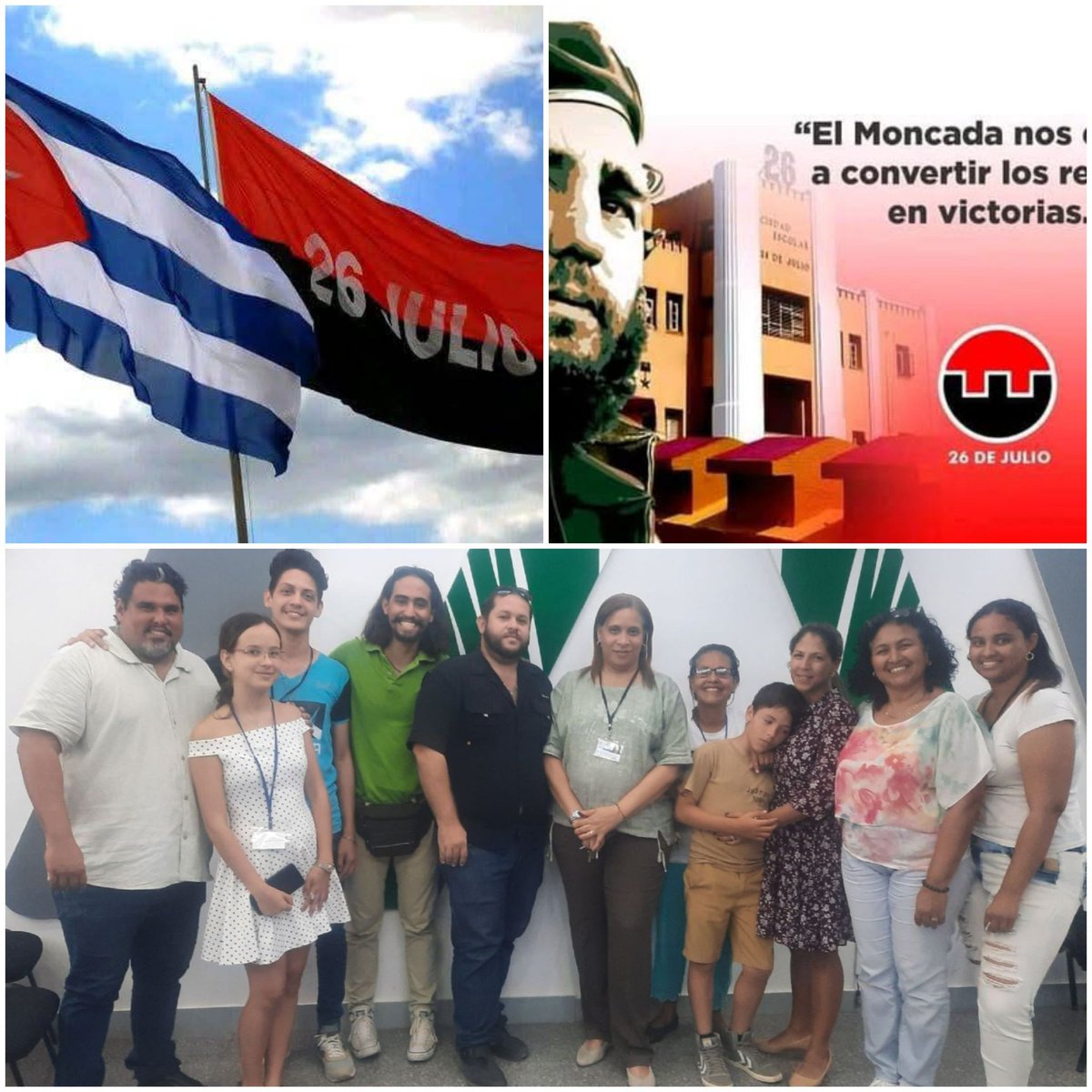 Odalys Caridad Goicochea Cardoso (@ogambientecuba) on Twitter photo Los trabajadores de la Dirección General de Medio Ambiente conmemoramos en <a href="/citmacuba/">Ministerio de Ciencia, Tecnología y Medio Ambiente</a> #26DeVictorias comprometidos en avanzar hacia un desarrollo sostenible. Felicidades al pueblo de #Cuba y especialmente a los avileños.#LaLuchaNoHaCesado #FidelViveEntreNosotros #CubaEstáFirme Los trabajadores de la Dirección General de Medio Ambiente conmemoramos en <a href="/citmacuba/">Ministerio de Ciencia, Tecnología y Medio Ambiente</a> #26DeVictorias comprometidos en avanzar hacia un desarrollo sostenible. Felicidades al pueblo de #Cuba y especialmente a los avileños.#LaLuchaNoHaCesado #FidelViveEntreNosotros #CubaEstáFirme