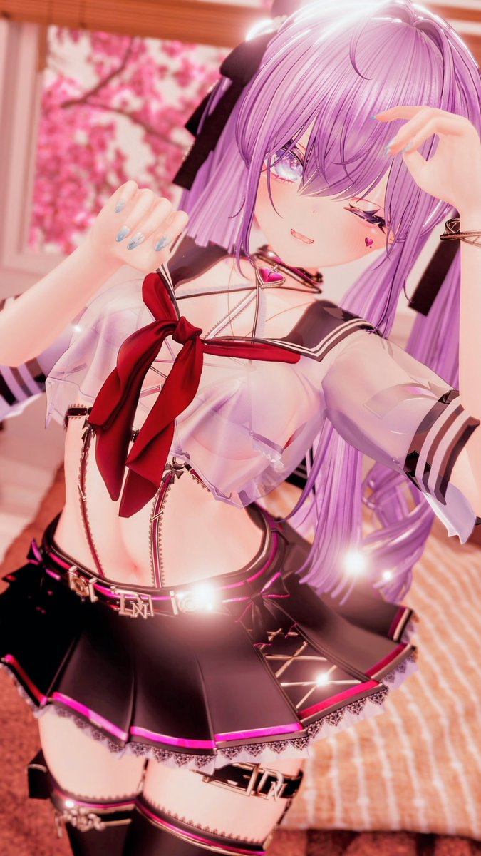 uninen_uni's tweet image. おはうに☀

キャンペーンでいただいた衣装で改変したよ〜

#DecoraNaige