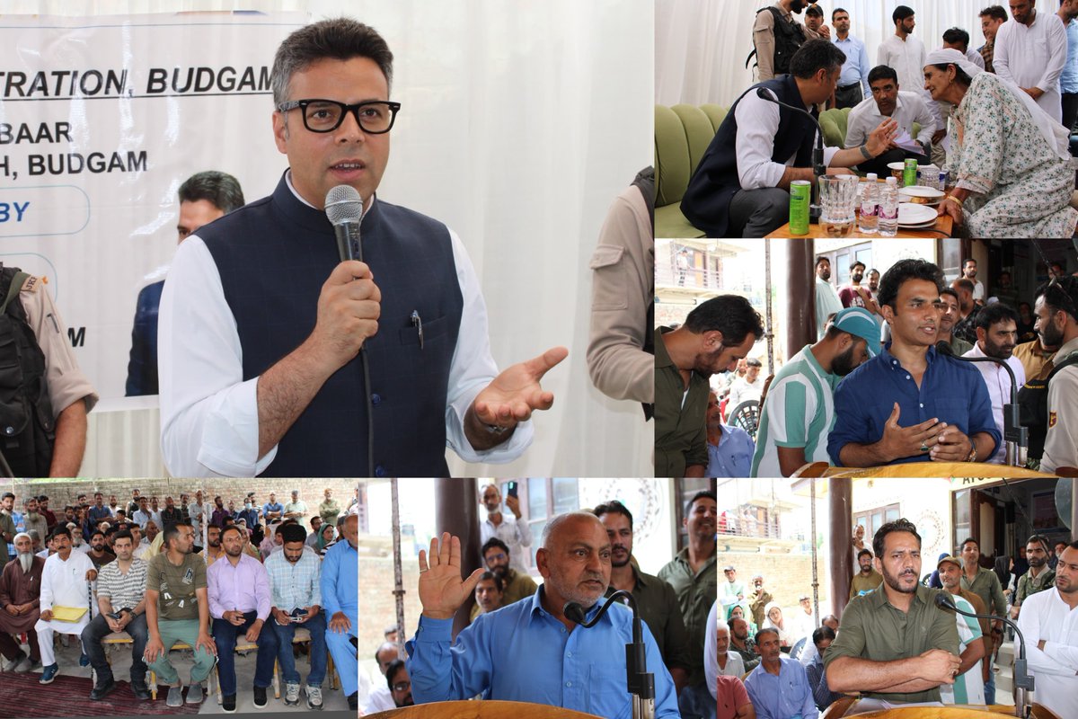 jkchanneltv's tweet image. DC Budgam chairs #PublicDarbar at Summerbugh Shalina, assures redressal of #grievances
He also informed the gathering that a mega employment camp will soon be organized in the area to provide #job opportunities for local #youth.
@dicbudgam @diprjk