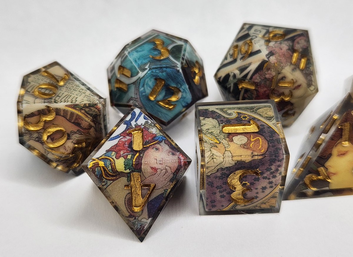 Sinnamon_Dice's tweet image. New and Restocked Dice Sets are in!
etsy.com/shop/SinnamonR…
#dnd #ttrpg #handmadedice #dice #dungeonsanddragons