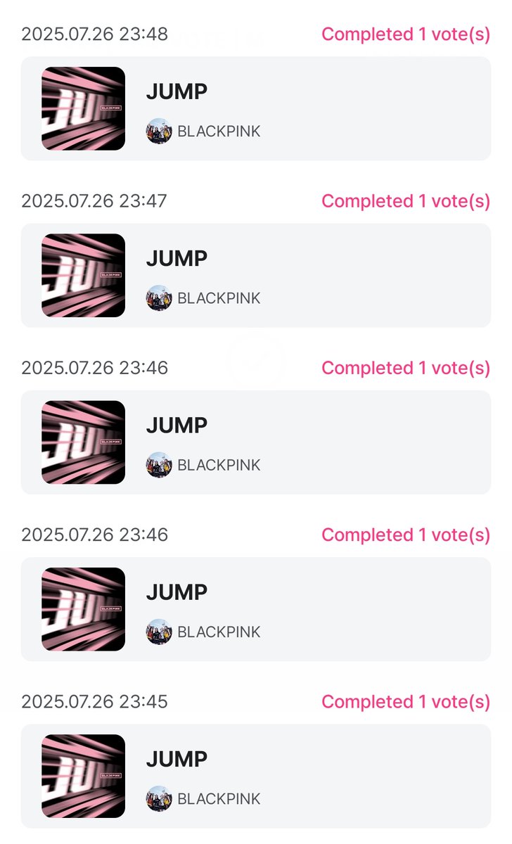 BlinkVotingCrew's tweet image. BLINKs make sure to VOTE for “JUMP” on M-COUNTDOWN Pre-voting. We need to INCREASE our VOTE🙏🏻
VOTE HERE: mnetplus.onelink.me/TRa8/94wr5mku?…
#BLACKPINK_JUMP #JUMP @BLACKPINK