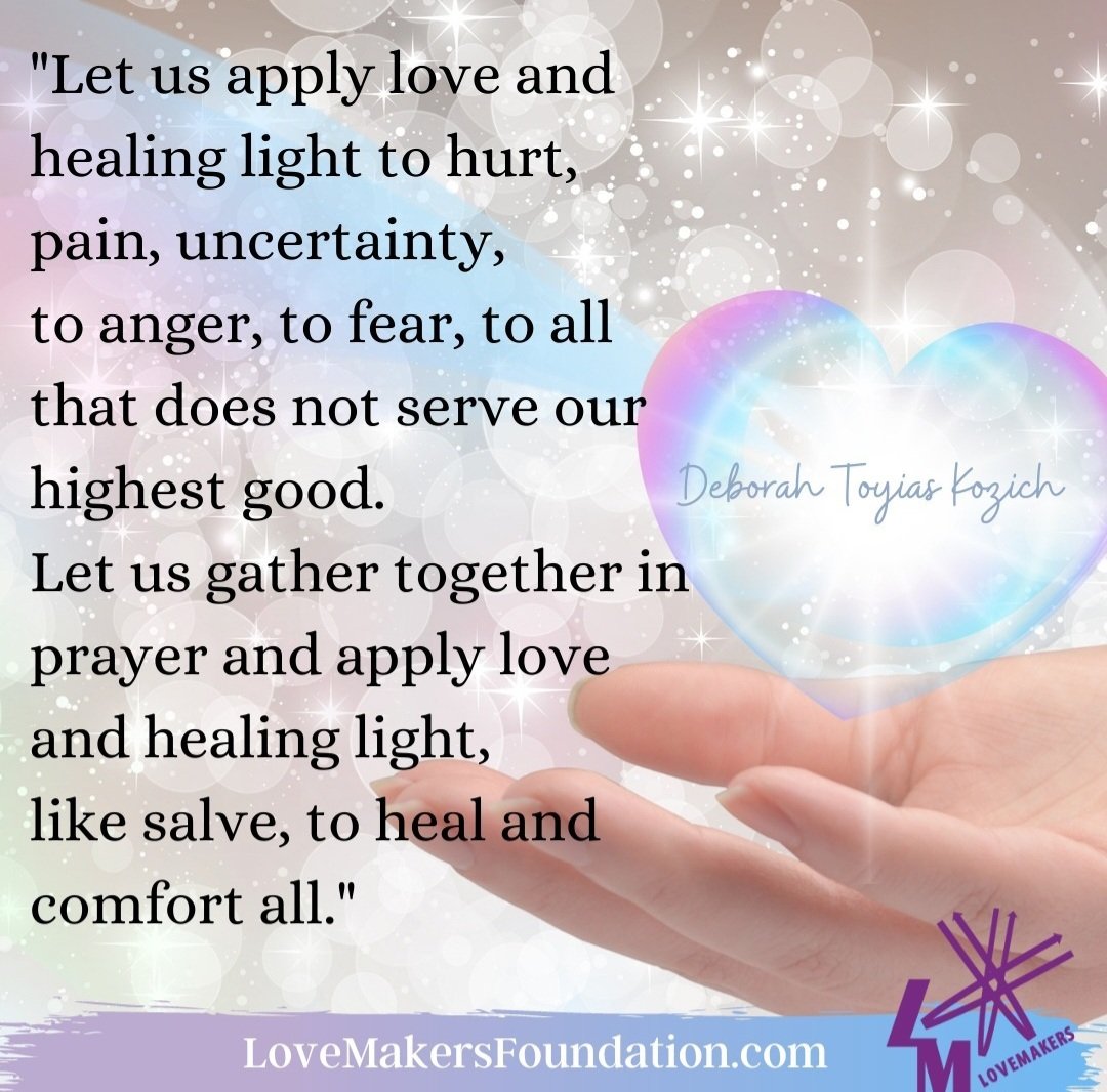 LovemakersF's tweet image. Let us gather together & Apply Love ❤️ & Healing Light
Let us heal and comfort all.
#SaturdayVibes #loveistheway #Becomelove #shareLove
Lovemakersfoundation.com