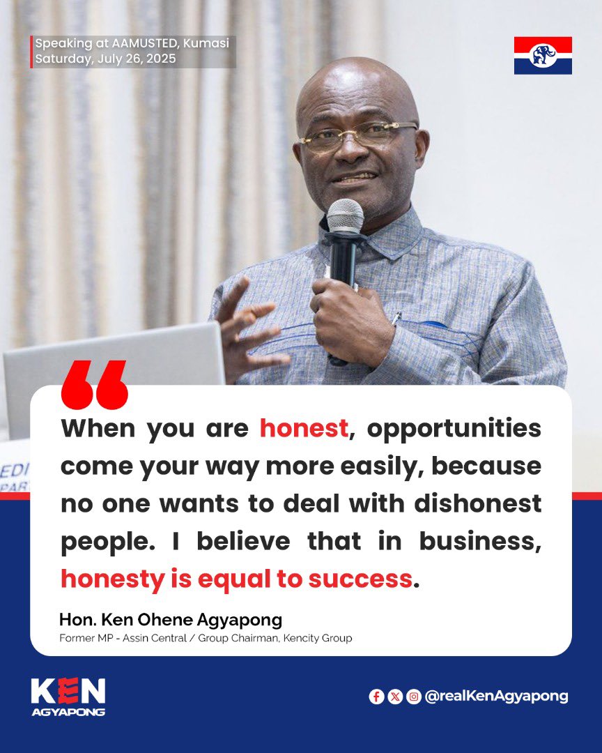 DrJuien's tweet image. Solid and factual analysis made by the incoming president of Ghana @realKenAgyapong ❤️
#FreWoNua
#KEN2028
#GetKENnected
#KENspeaks