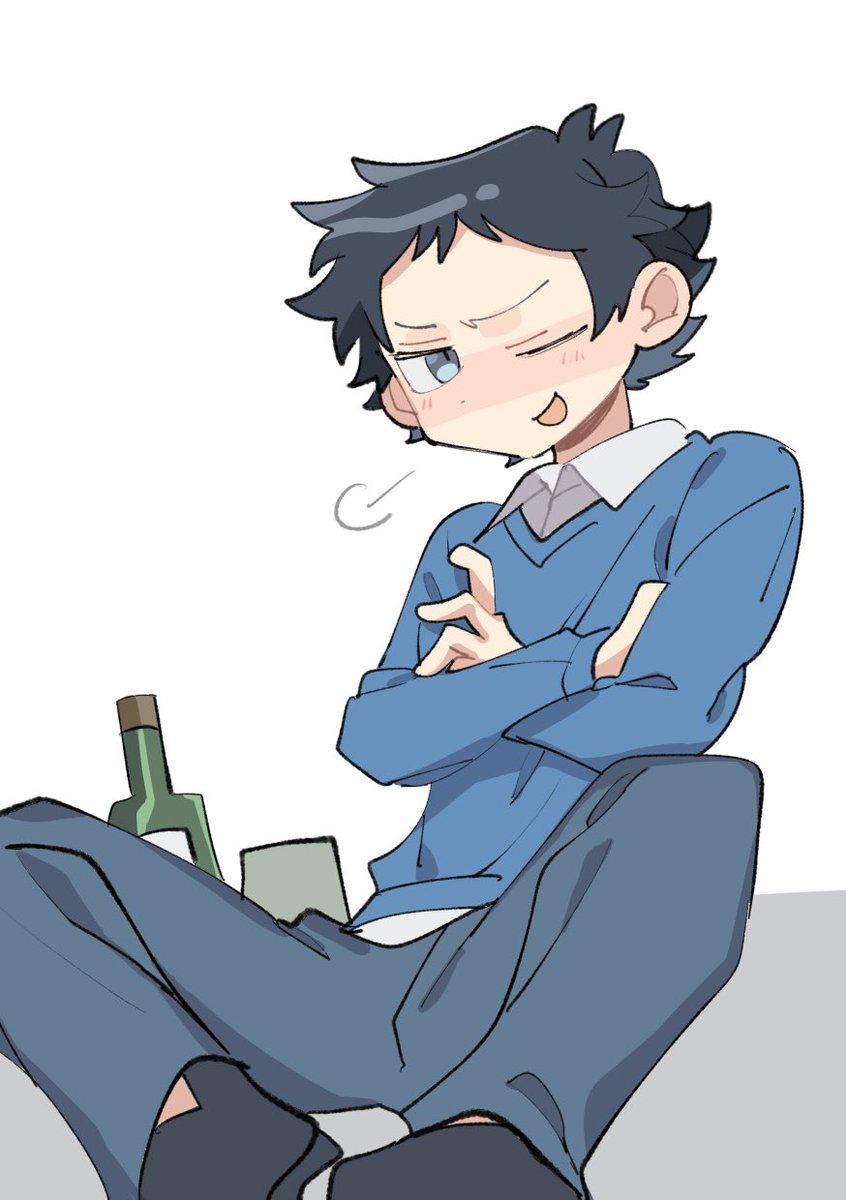 vo4_pi's tweet image. ちょっと前に描いたらくがき🍸