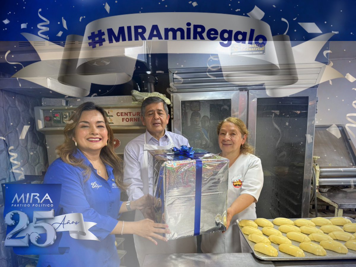 irmalherrera's tweet photo. #MIRAmiRegalo 
🎉 En nuestros primeros 25 años el @PartidoMIRA se complace en entregarle un nuevo regalo al país: la Ley 2470 de 2025, una política pública para más de 5 millones de micronegocios que mueven la economía local 🇨🇴

✔️ Beneficios en servicios públicos
✔️Formalización y rutas especiales
✔️ Créditos con condiciones favorables
✔️ Capacitación con el SENA
✔️ Digitalización de los negocios

#MIRA25Años
#TuNegocioCuenta
#Ley2470