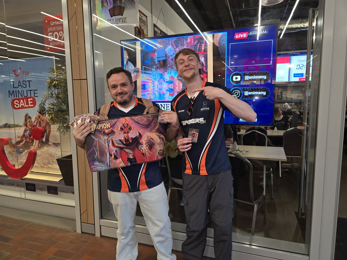 Playing Ducks | Sl4sH (@donsl4sh) on Twitter photo 3rd setchampionships week.
3rd time 1st and 2nd Place for the Team of
<a href="/PlayingDucks/">Playing-Ducks e. V. 🇩🇪🦆</a>
#DucksFlyTogether #Lorcana 3rd setchampionships week.
3rd time 1st and 2nd Place for the Team of
<a href="/PlayingDucks/">Playing-Ducks e. V. 🇩🇪🦆</a>
#DucksFlyTogether #Lorcana