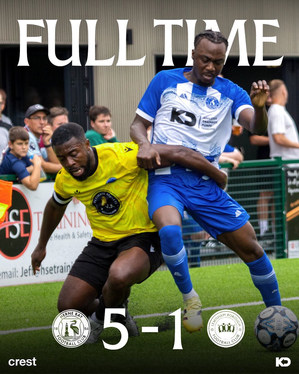 HerneBayFC's tweet image. β±οΈ | ππ¨ππ π§ππ π
Another pre-season victory for the blues as they put five past Lewisham. Davies and Haysman add to the scoring in a strong Bay performance. Onto the final pre-season game on Tuesday πͺ
πΈ | @nwmproductions_
π΅ 5-1 π‘
#HBFC | #WeAreTheBay