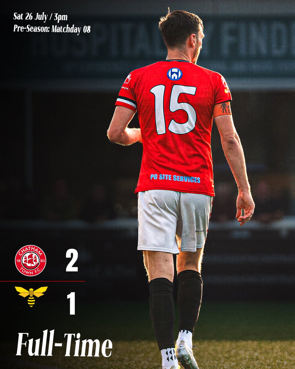 ChathamTownFC's tweet image. [FT] — Victory at the Bauvill! 

#CTFC 2-1 #EGTFC 

🔴⚪️⚫️ #UpTheChats