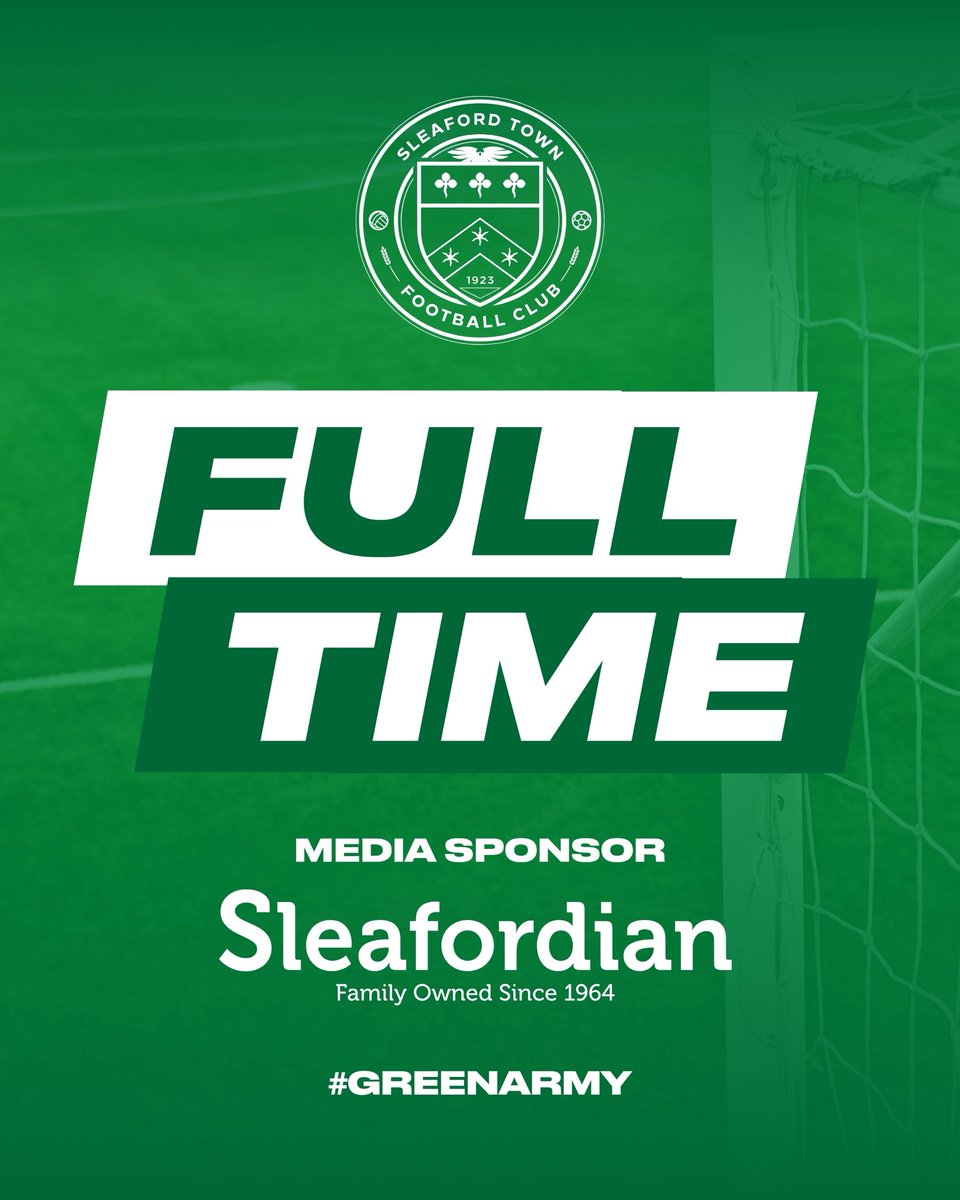 SleafordTownFC's tweet image. βFULL TIME
Opening day defeat for the Greens.
π’ #GreenArmy 1-3 #Swallownest π΅
#GreenArmy