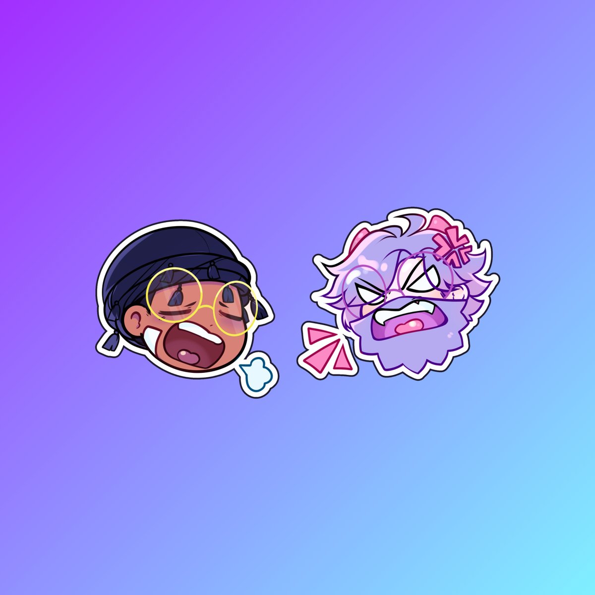 they're yelling at me... <a href="/shiny_peso/">PE$O PETE</a> 

stickers by <a href="/Kajackies/">『 Kaji 』</a> <3