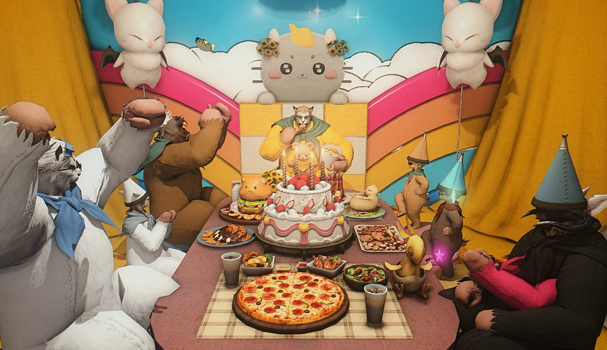 ff14healgadyn's tweet image. 몽찌야 생일 추카햐 ㅎㅎㅎ 🎉🎉🪩🪅
